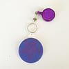Purple and indigo star with purple clip